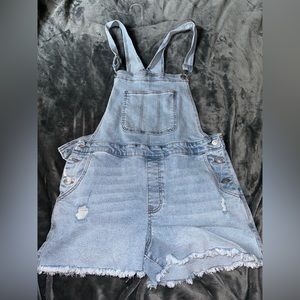 Denim overalls